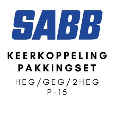 SABB Keerkoppeling pakkingset HEG-GEG-2HEG P15