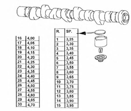 FNM Shim / vulplaten Distributie / diam. 33 mm diverse diktes - Afbeelding 2